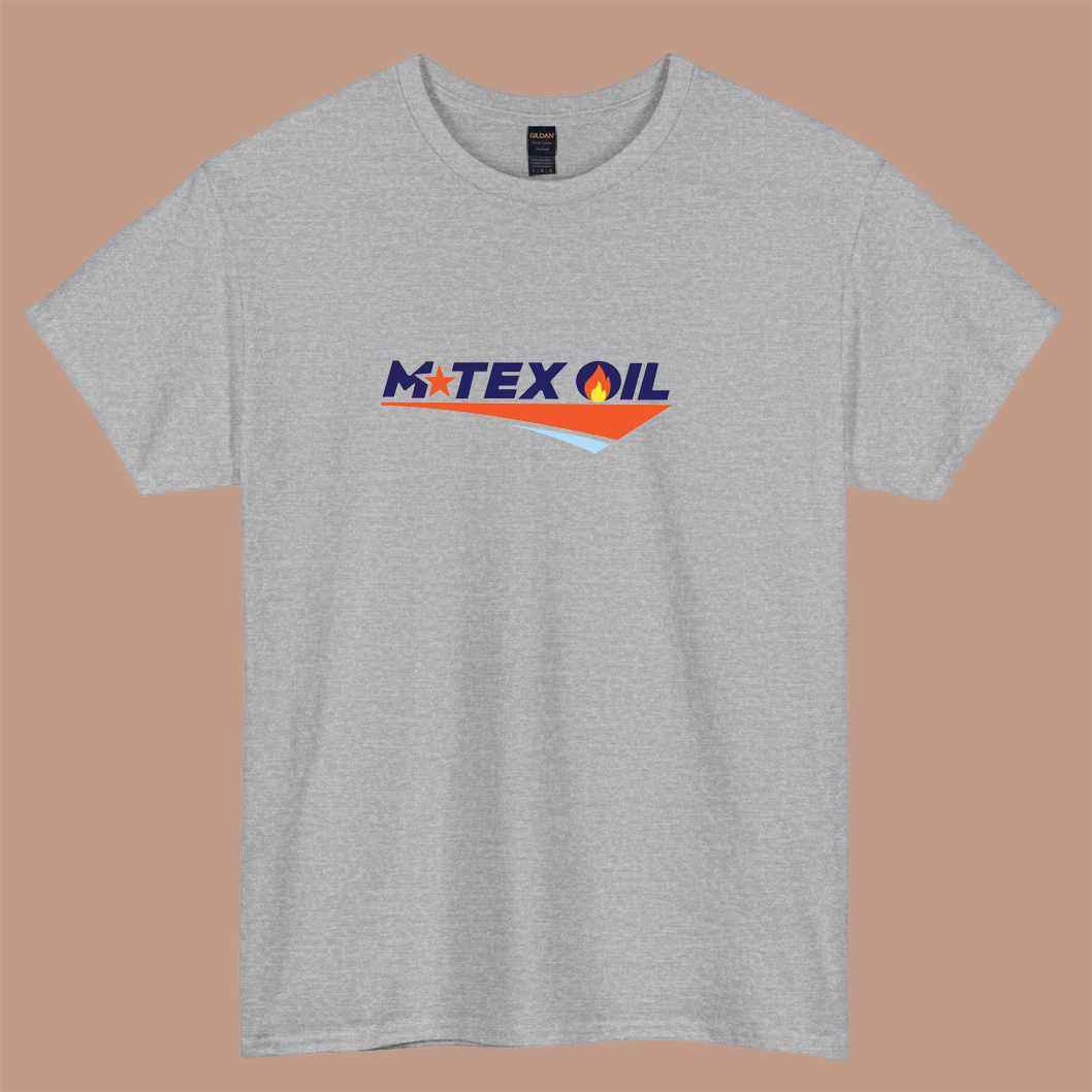 M TEX OIL LOGO short sleeve t shirt size S-3XL -P