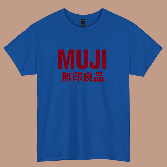 MUJI logo short sleeve t shirt S-3XL-P