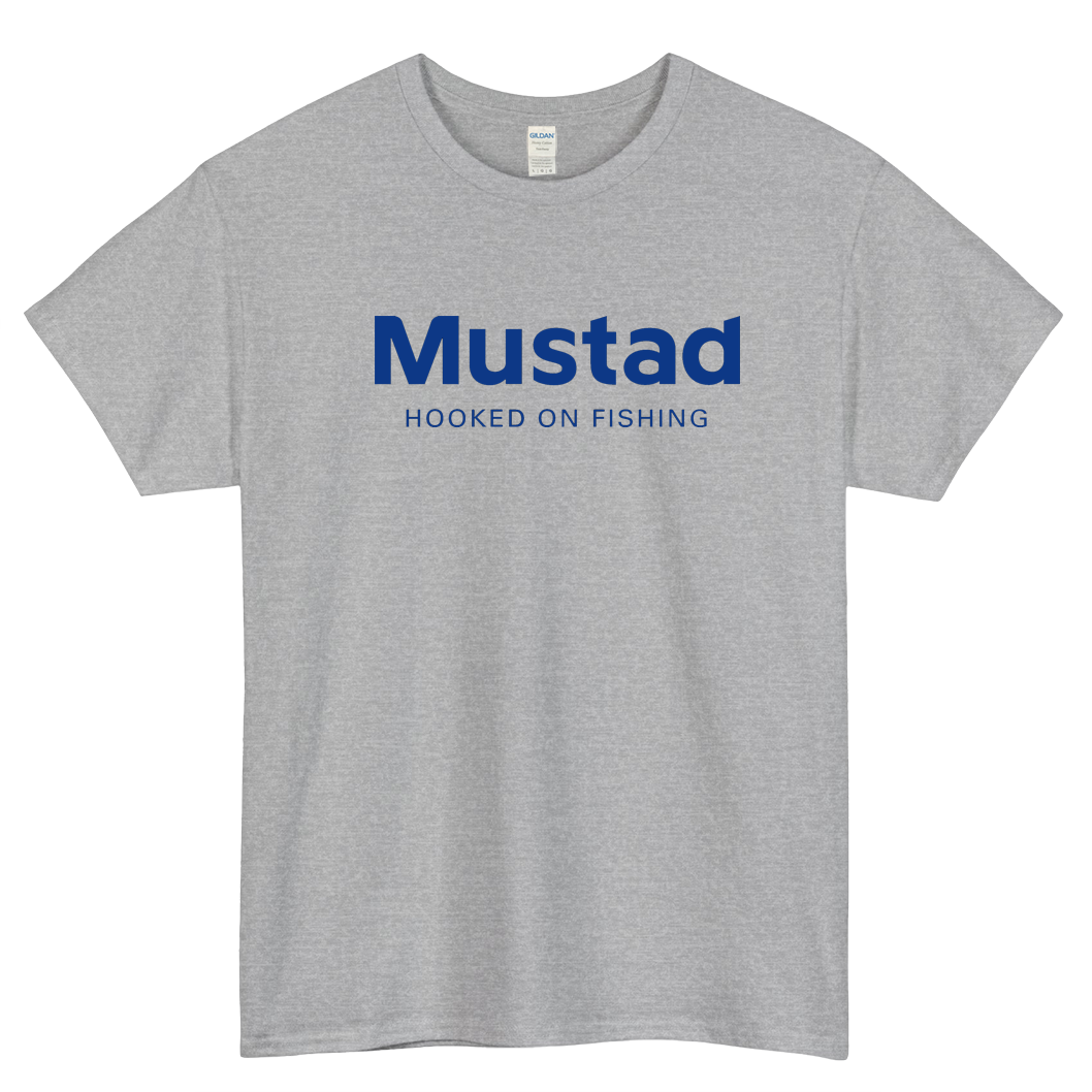 MUSTAD HOOKS FISHING LOGO  short SLEEVE T SHIRT -P