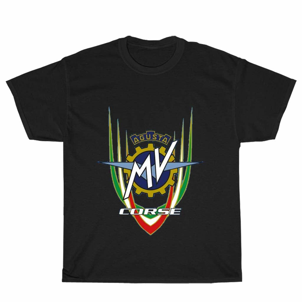MV Agusta Motorcycle Logo Unisex Men's T Shirt Size S to 3XL
