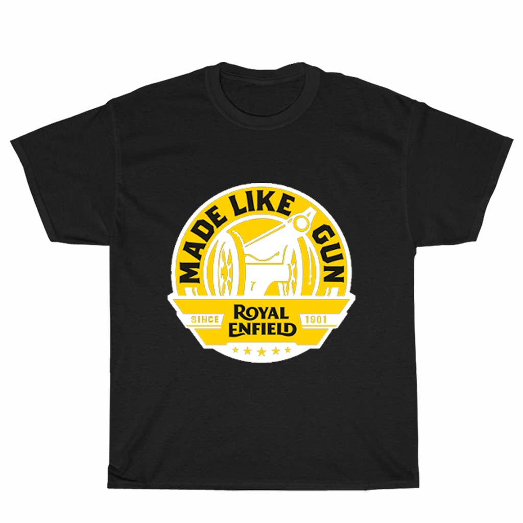 Made Like Gun Since Royal Enfieid 1901 LOGO Men's Unisex T Shirt Size S to 3XL