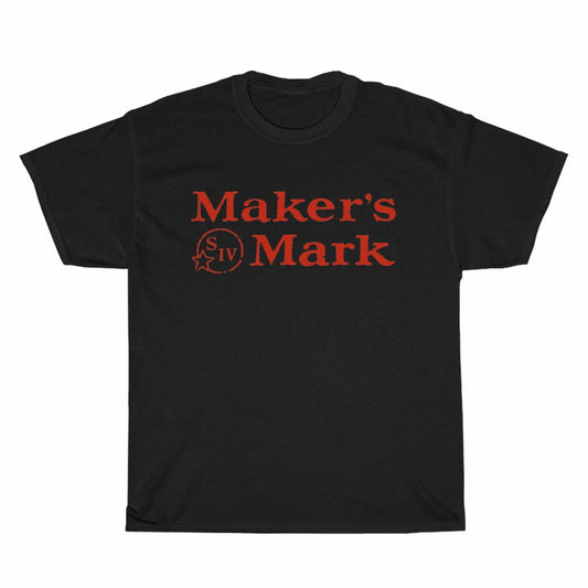 Maker's Mark bourbon Logo Men's Unisex T Shirt Size S to 3XL