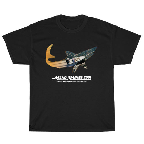 Mako Marine Boats Logo Men's Unisex T Shirt Size S to 3XL