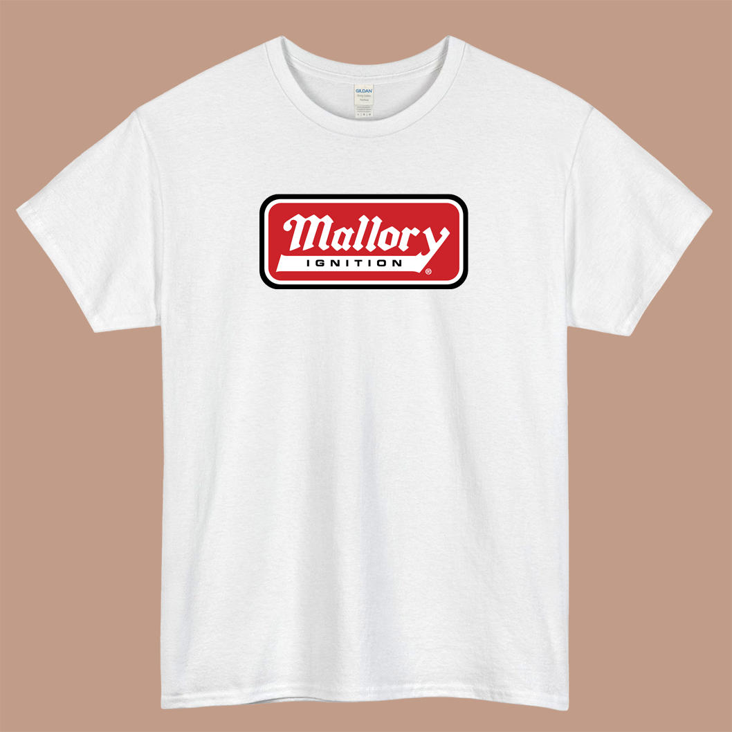 Mallory Ignition Logo Mens Unisex Short Sleeve T-Shirt Size S-3XL