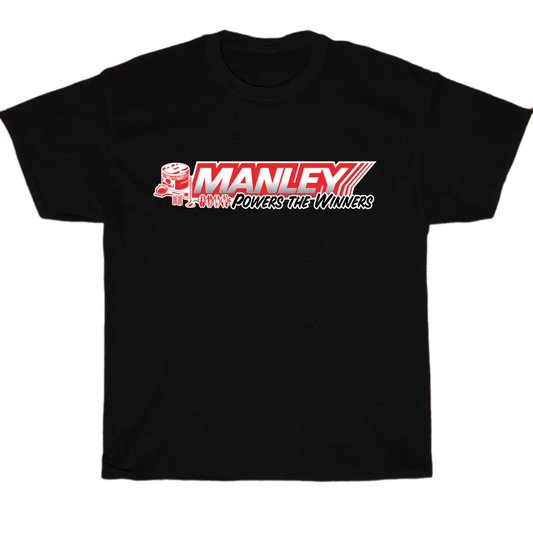 Manley Performance Power The Winner logo Men's Unisex T Shirt Size S to 3XL