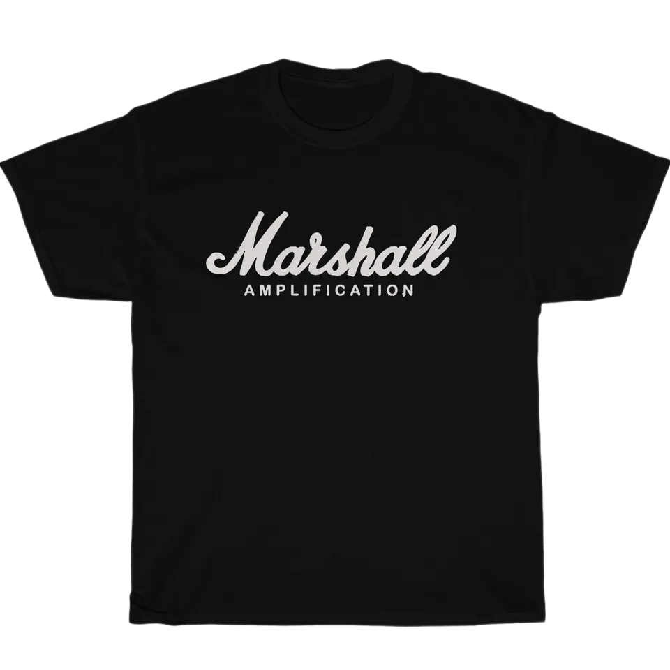 Marshall Amplifie Logo Men's Unisex T Shirt Size S to 3XL