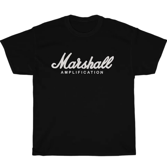 Marshall Amplifie Logo Men's Unisex T Shirt Size S to 3XL