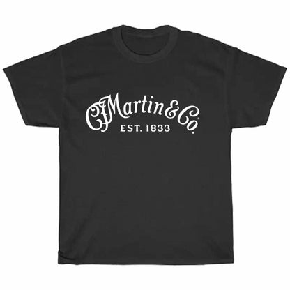 Martin & Co Guitar Logo Men's Unisex T Shirt Size S to 3XL