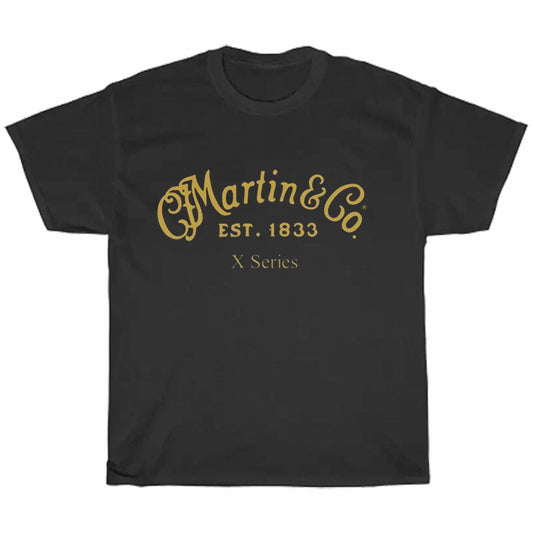 Martin X Series Acoustic Guitars Logo Men's Unisex T Shirt Size S to 3XL