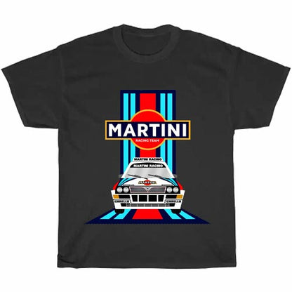 Martini Racing Team Lancia Men's Unisex T Shirt Size S to 3XL