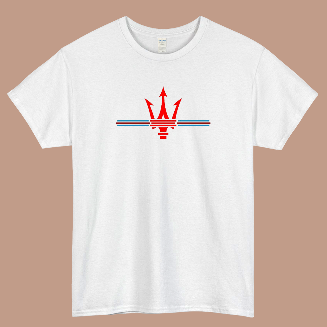 Maserati Art Logo Mens Unisex Short Sleeve T-Shirt Size S-3XL - P