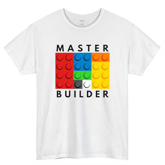 Master Builder Logo Mens Unisex Short Sleeve T-Shirt Size S-3XL - P