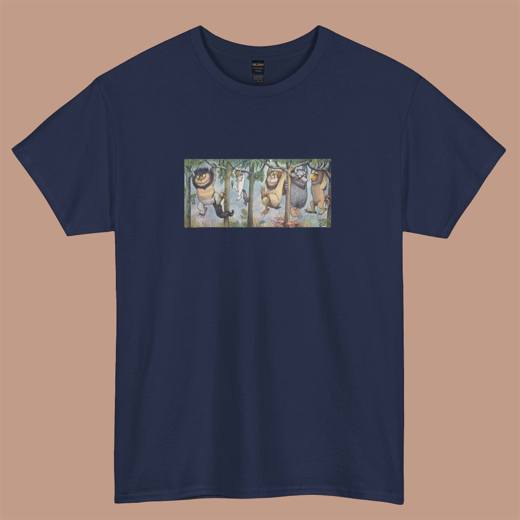 Maurice Sendak logo short sleeve t shirt S-3XL- P