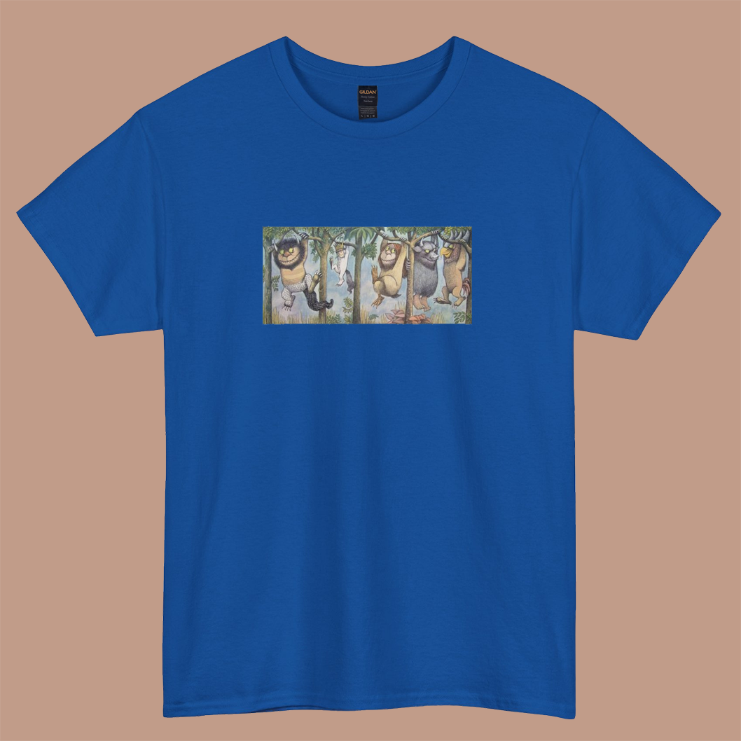 Maurice Sendak logo short sleeve t shirt S-3XL- P