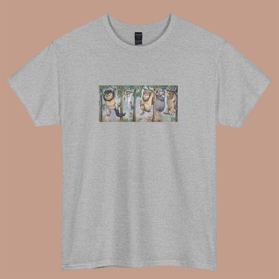 Maurice Sendak logo short sleeve t shirt S-3XL- P
