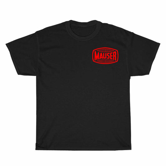 Mauser Guns Firearms logo Men's Unisex T Shirt Size S to 3XL
