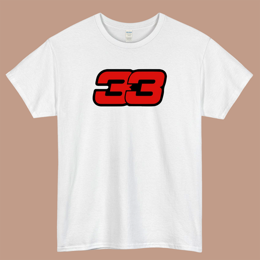 Max Verstappen F 1 Number 33 Logo Mens Unisex Short Sleeve T-Shirt Size S-3XL - P