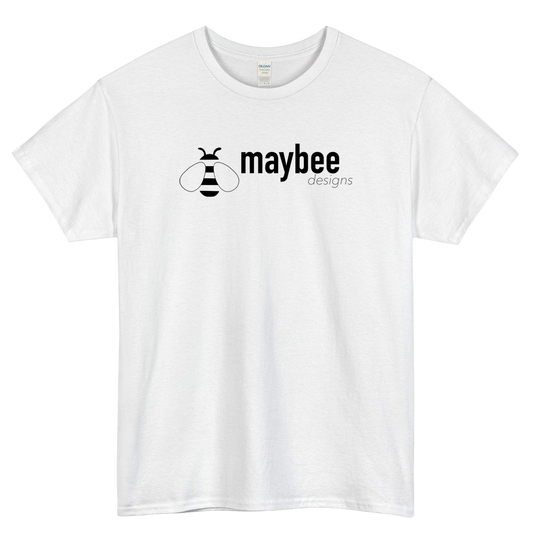Maybee Logo Mens Unisex Short Sleeve T-Shirt Size S-3XL - P