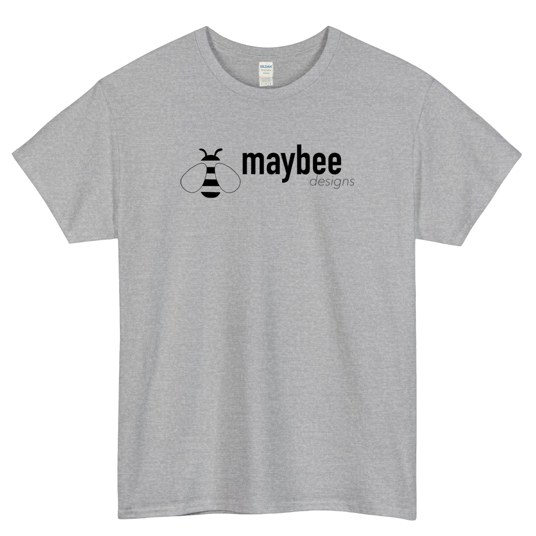 Maybee Logo Mens Unisex Short Sleeve T-Shirt Size S-3XL - P