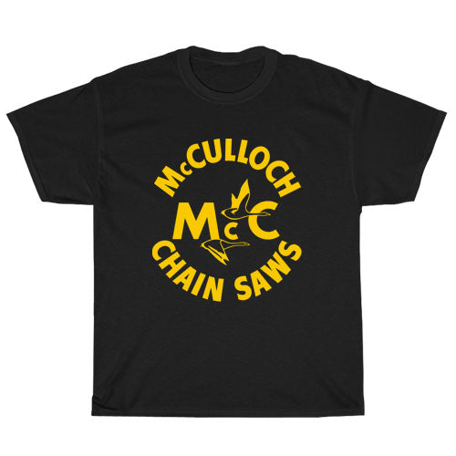 McCulloch chainsaw Logo Unisex Men's T Shirt Size S to 3XL