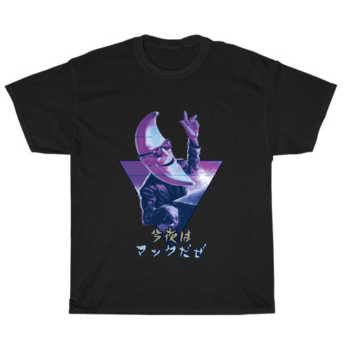 McDonalds Mac Tonight logo Mens Unisex Short Sleeve Black T-Shirt Size S-3XL
