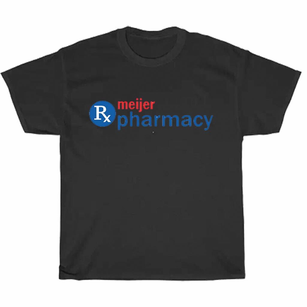 Meijer Pharmacy Logo Men's Unisex T Shirt Size S to 3XL