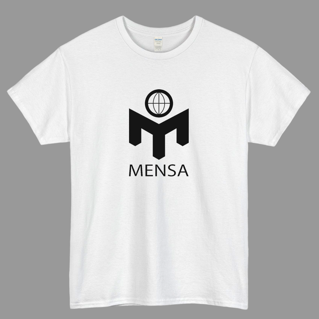 Mensa International logo SHORT SLEEVE T SHIRT SIZE S-3XL - P