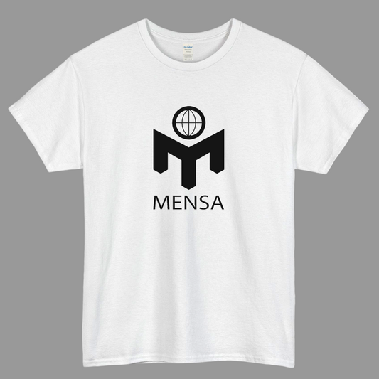 Mensa International logo SHORT SLEEVE T SHIRT SIZE S-3XL - P