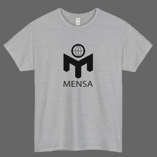 Mensa International LOGO SHORT SLEEVE T SHIRT SIZE S-3XL - P