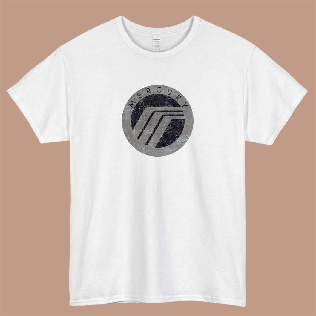 Mercury Retro Badge Logo Mens Unisex Short Sleeve T-Shirt Size S-3XL - P