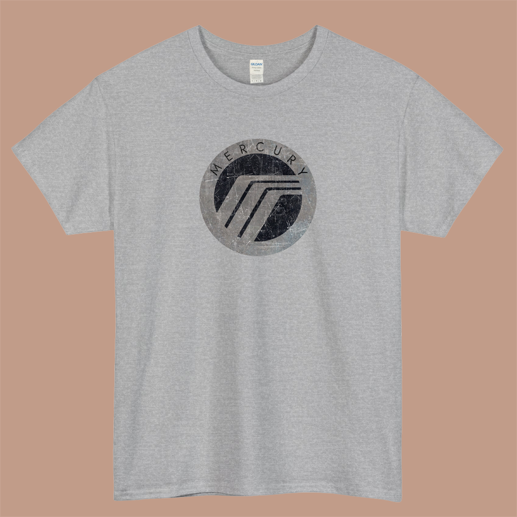 Mercury Retro Badge Logo Mens Unisex Short Sleeve T-Shirt Size S-3XL - P