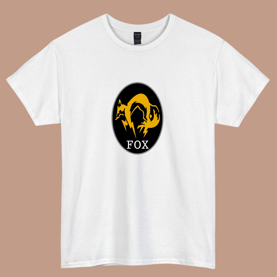 Metal Gear Fox Logo short sleeve t shirt Size S-3XL -P