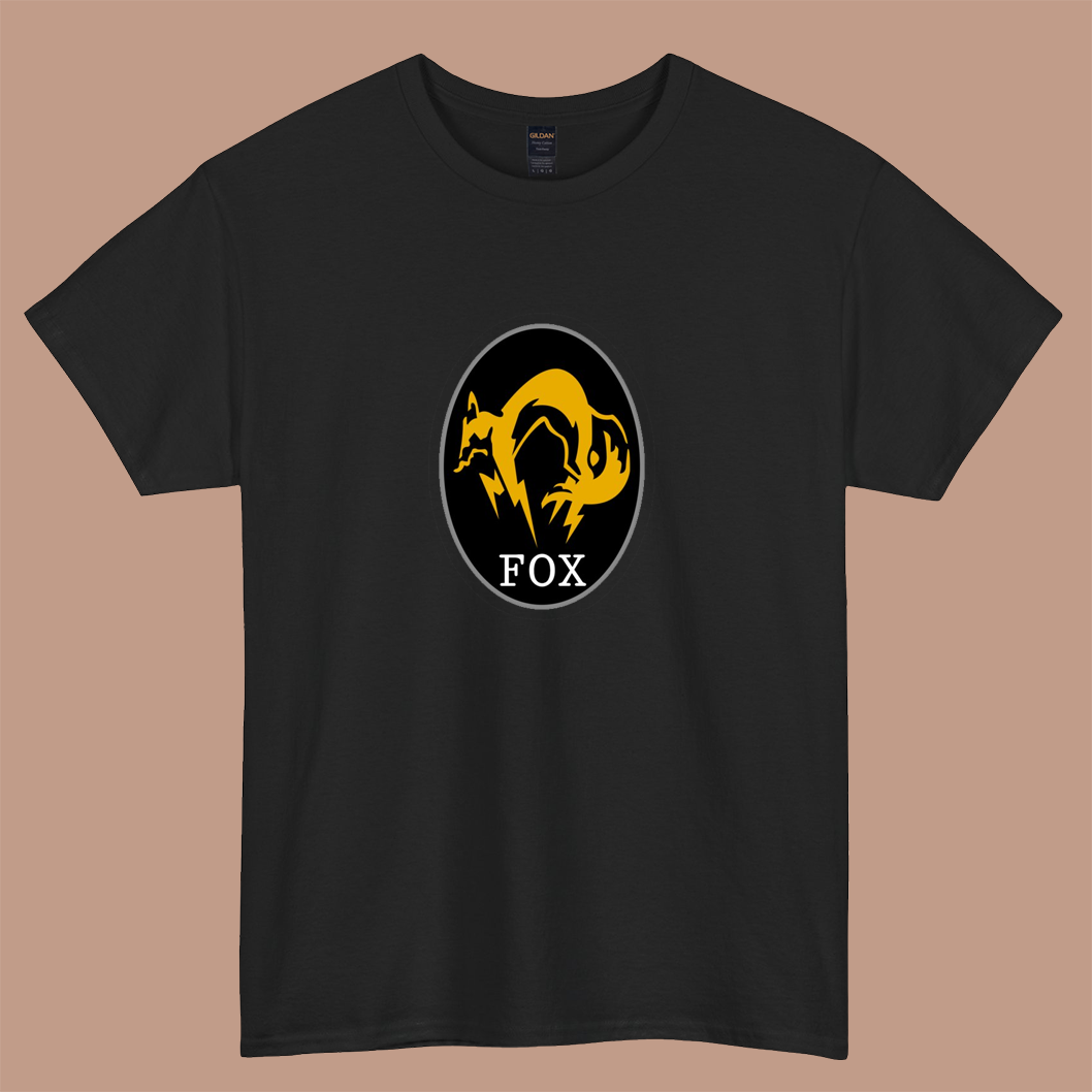 Metal Gear Fox Logo short sleeve t shirt Size S-3XL -P