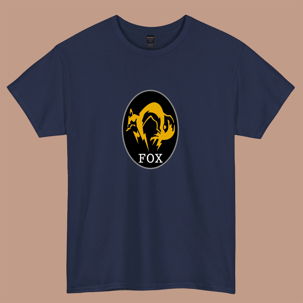 Metal Gear Fox Logo short sleeve t shirt Size S-3XL -P