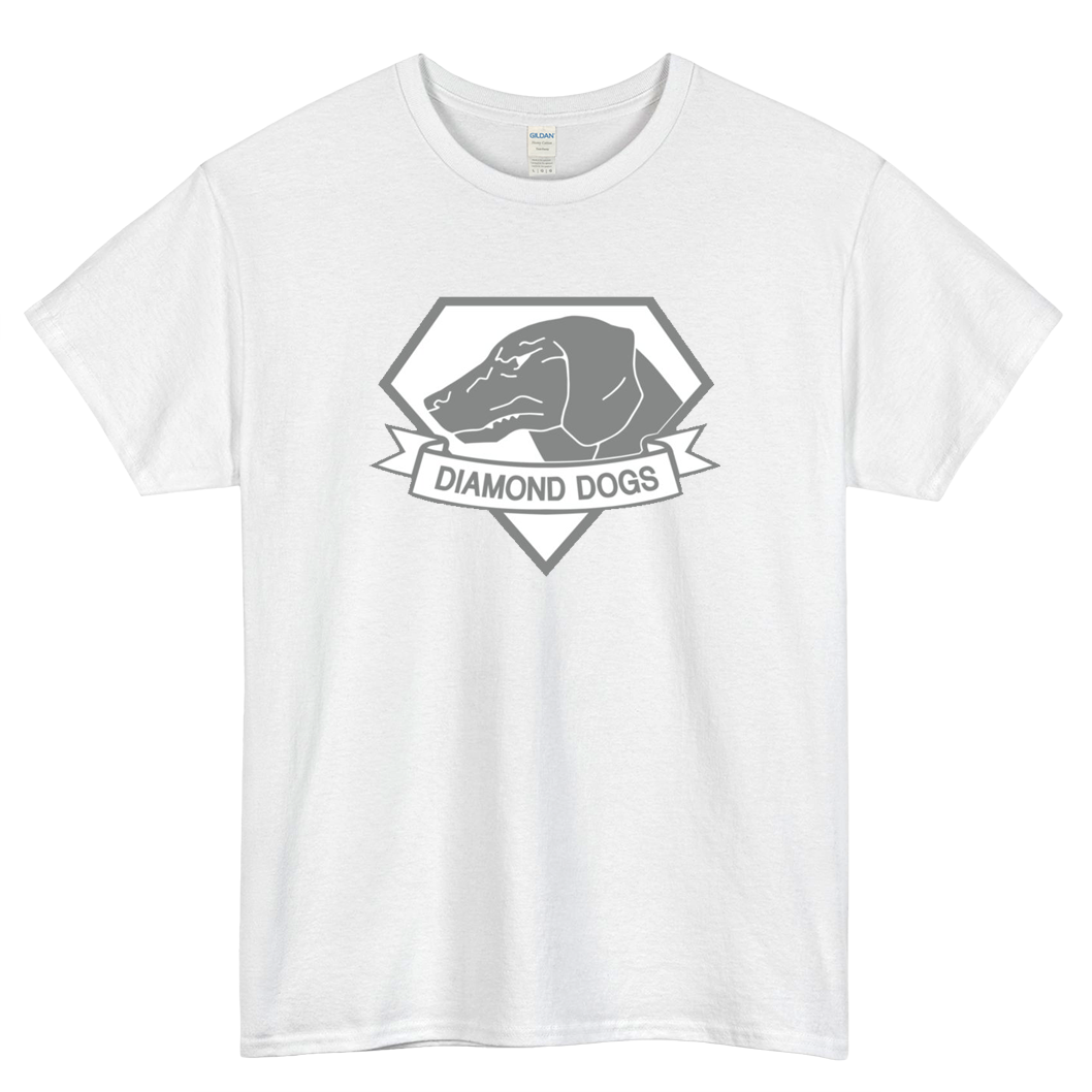 Metal Gear Solid - Diamond Dogs Logo Mens Unisex Short Sleeve T-Shirt Size S-3XL - P