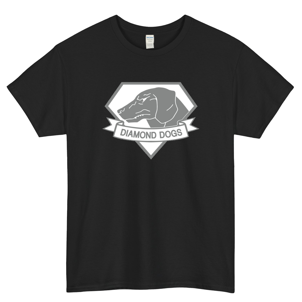 Metal Gear Solid - Diamond Dogs Logo Mens Unisex Short Sleeve T-Shirt Size S-3XL - P
