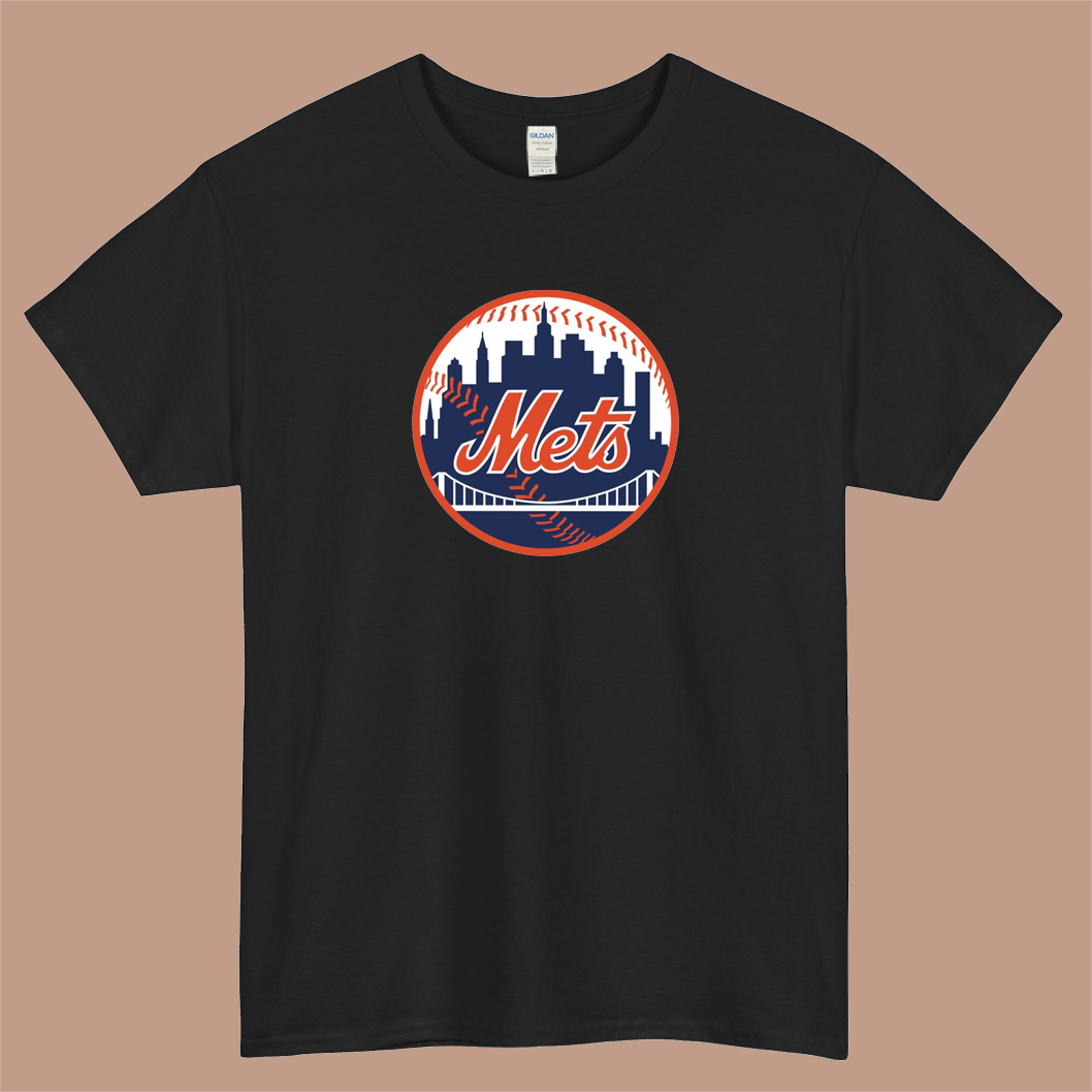 Mets Logo Mens Unisex Short Sleeve T-Shirt Size S-3XL - P