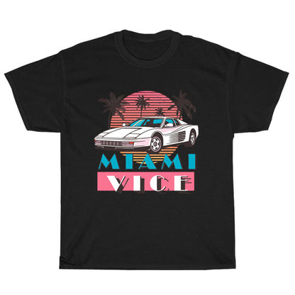 Miami Vice Logo Unisex Men's T Shirt Size S to 3XL