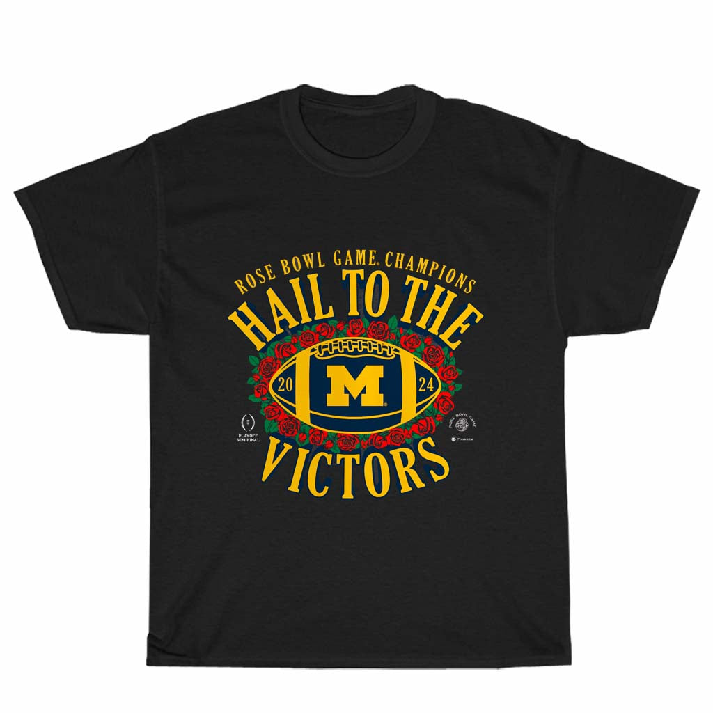 Michigan Wolverines Football 2024 Logo Unisex Men's T Shirt Size S to 3XL