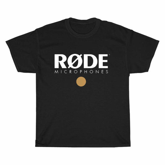 Microphone Rode logo Men's Unisex T Shirt Size S to 3XL