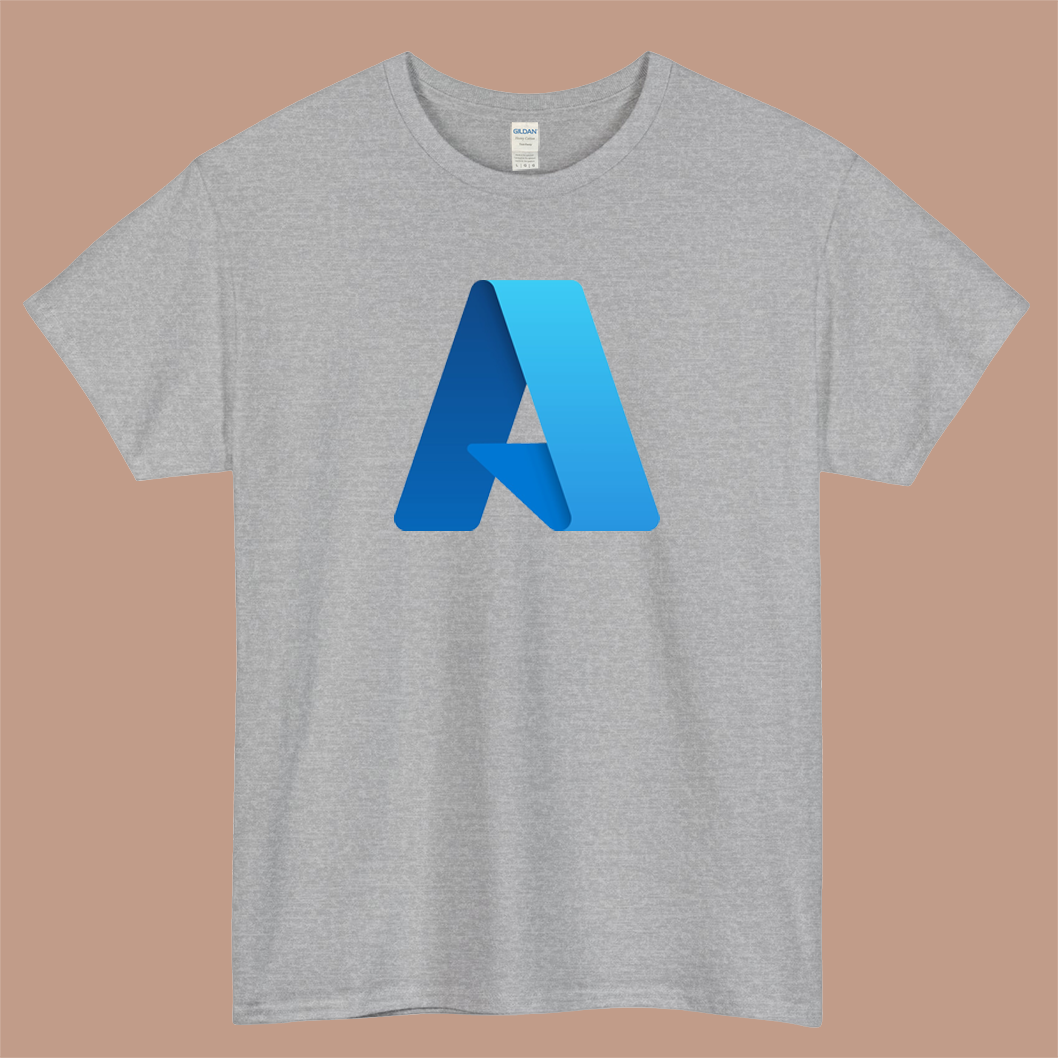 Microsoft Azure Essential Logo Mens Unisex Short Sleeve T-Shirt Size S-3XL - P