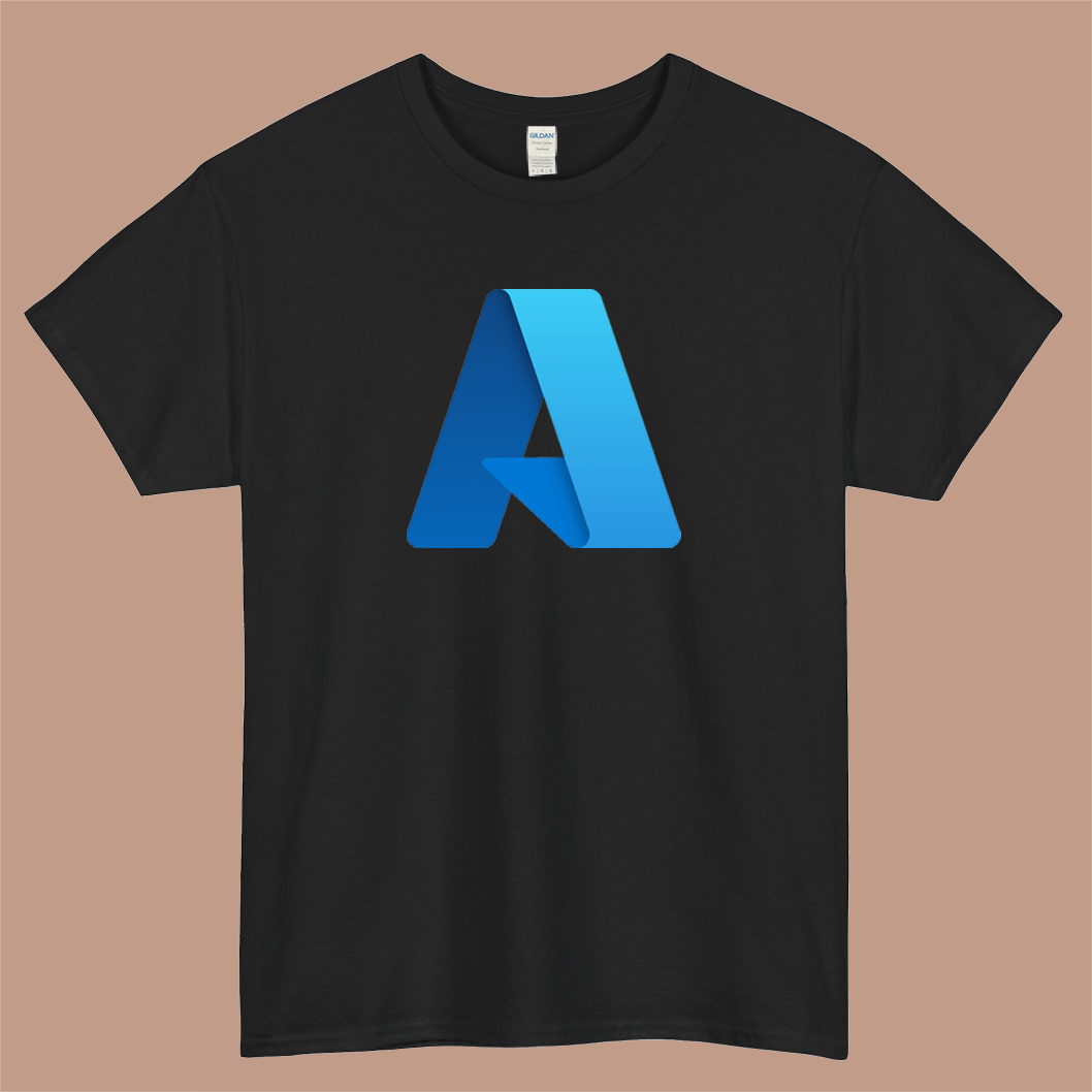 Microsoft Azure Essential Logo Mens Unisex Short Sleeve T-Shirt Size S-3XL - P