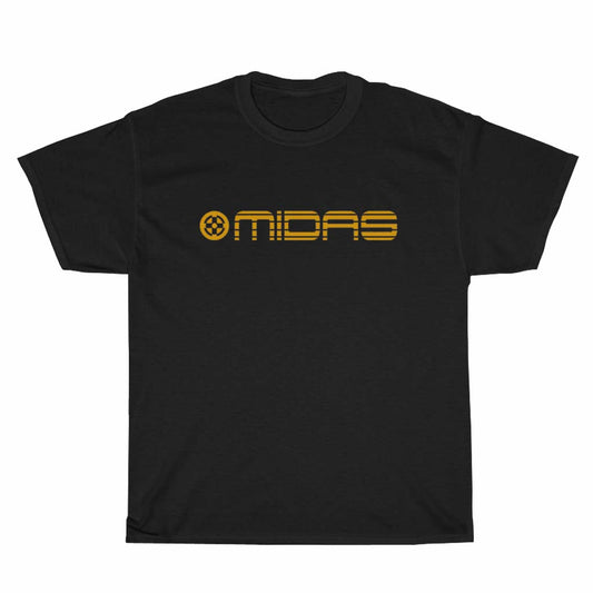 Midas Audio Visual Logo Men's Unisex T Shirt Size S to 3XL
