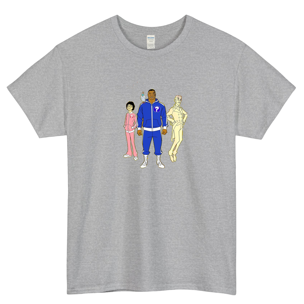 New Mike Tyson Mysteries logo SHORT SLEEVE T SHIRT -P