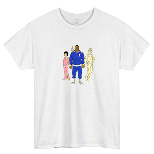 New Mike Tyson Mysteries logo SHORT SLEEVE T SHIRT -P