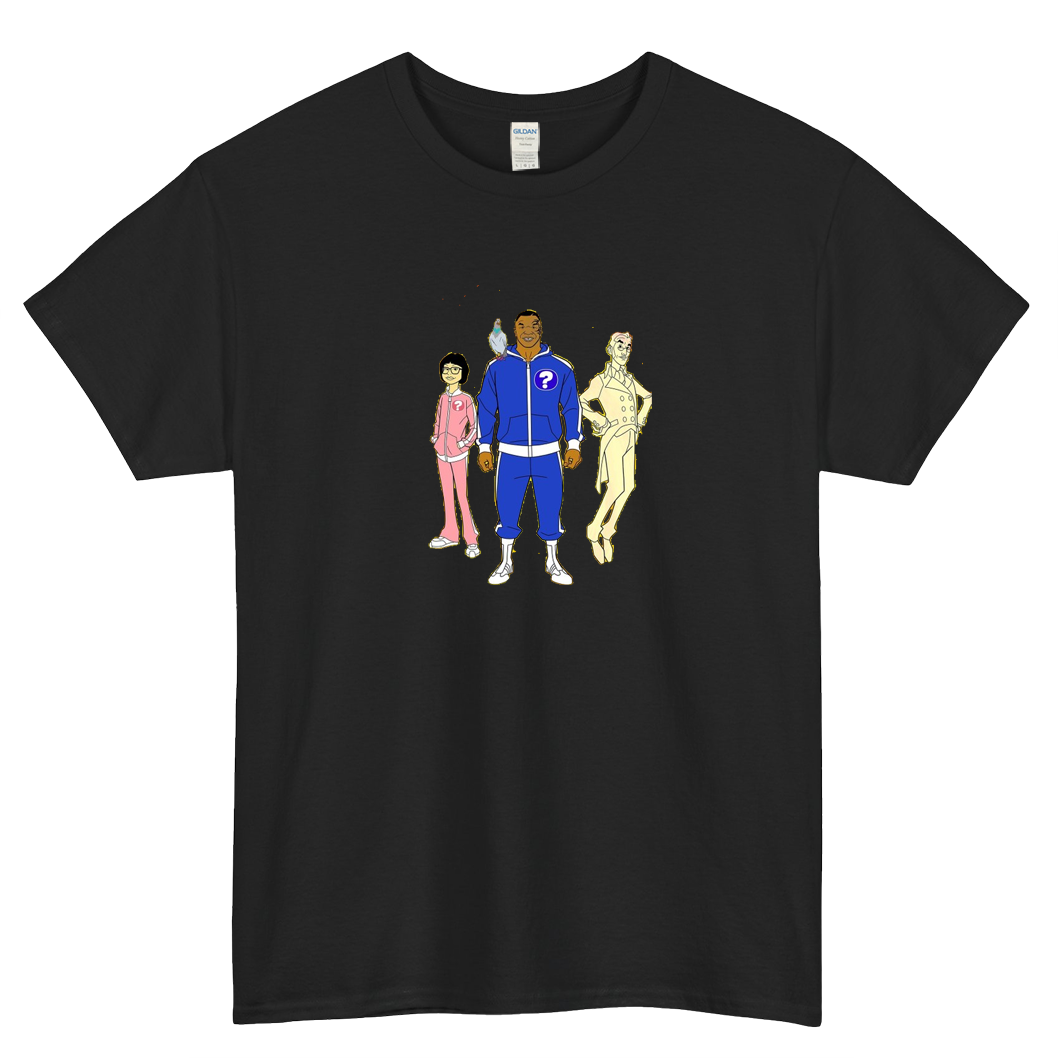 New Mike Tyson Mysteries logo SHORT SLEEVE T SHIRT -P