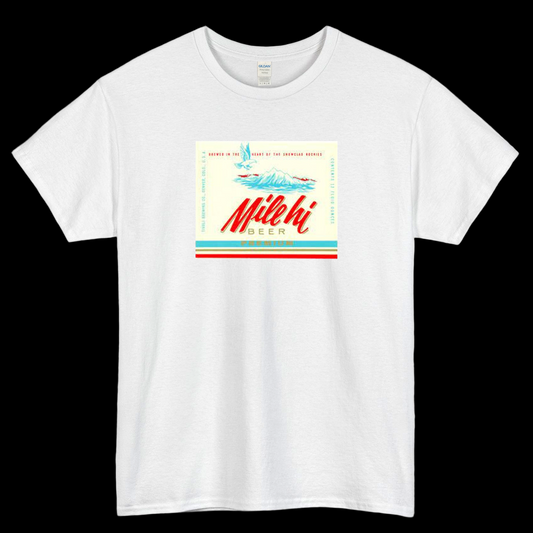 Mile Hi Beer Logo Mens Unisex Short Sleeve T-Shirt Size S-3XL - P