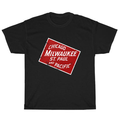 Milwaukee Road system Active Logo Unisex Men's T Shirt Size S to 3XL