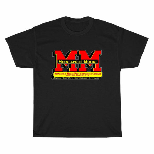 Minneapolis Moline Machinery logo Men's Unisex T Shirt Size S to 3XL