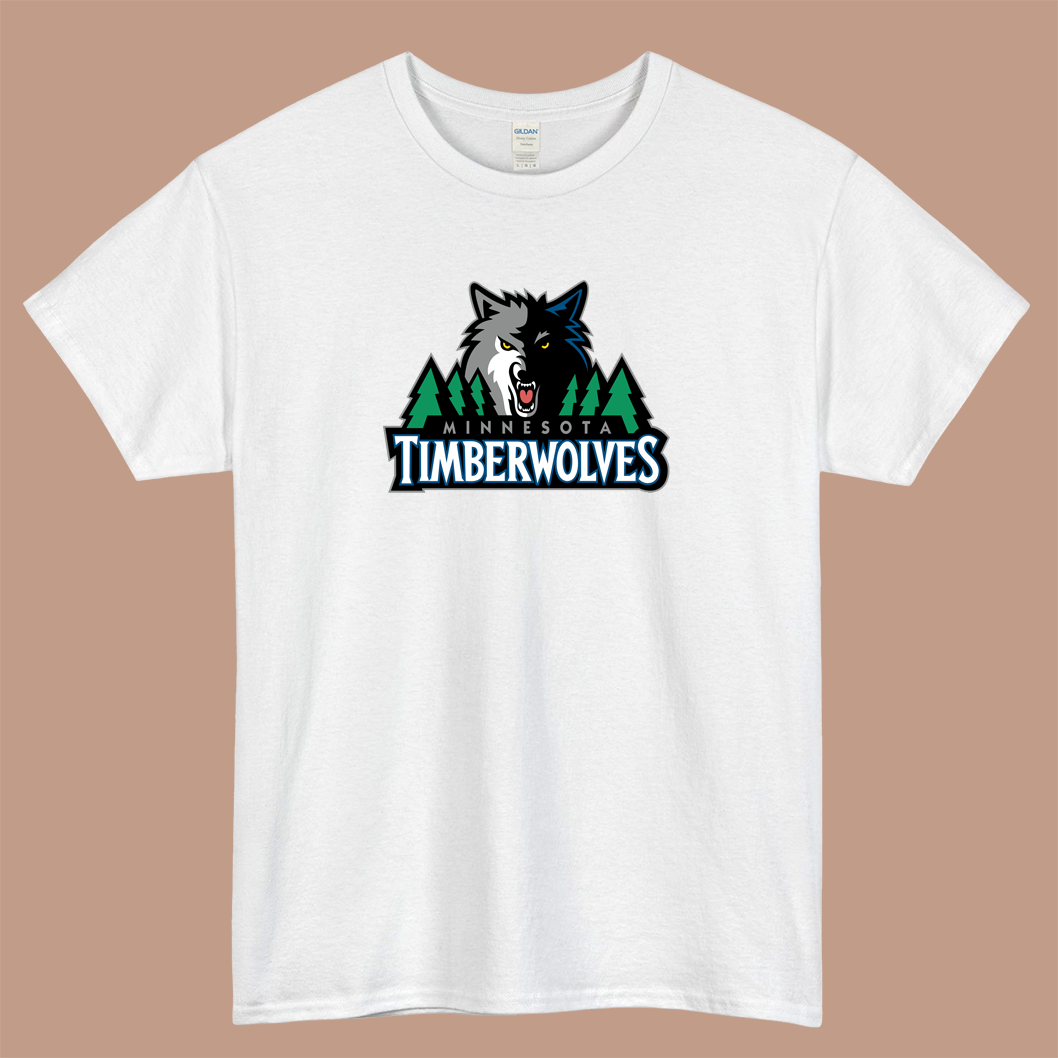 Minnesota Timberwolves Logo Mens Unisex Short Sleeve T-Shirt Size S-3XL
